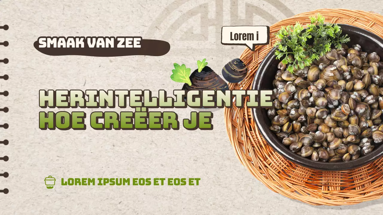 Bruin Hanji-papier Ouderwets Recept Duimnagel