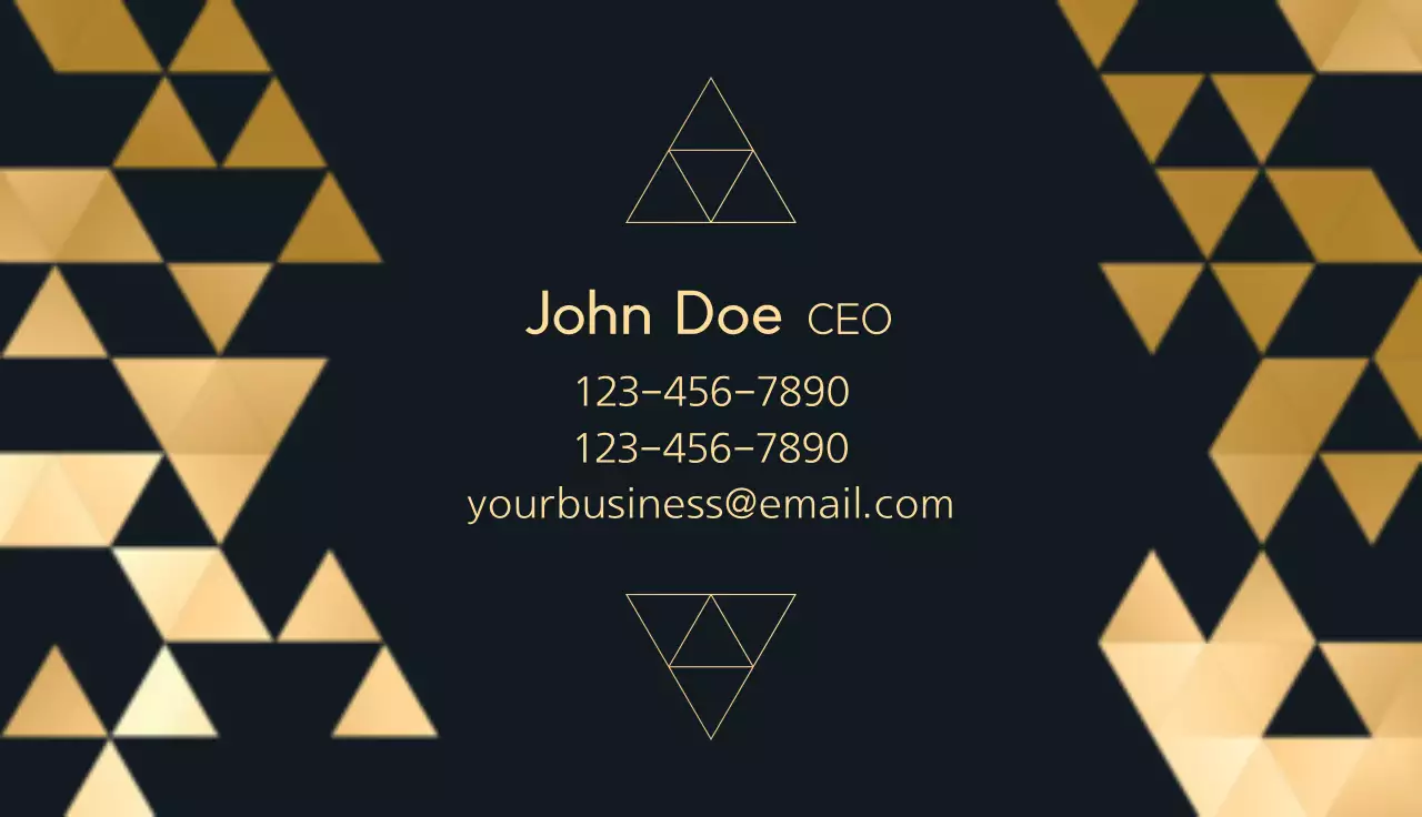 Corporate business cards