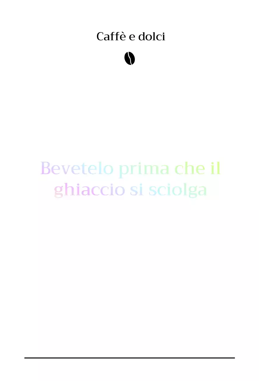 Semplice caffè moderno in nero e sfumature