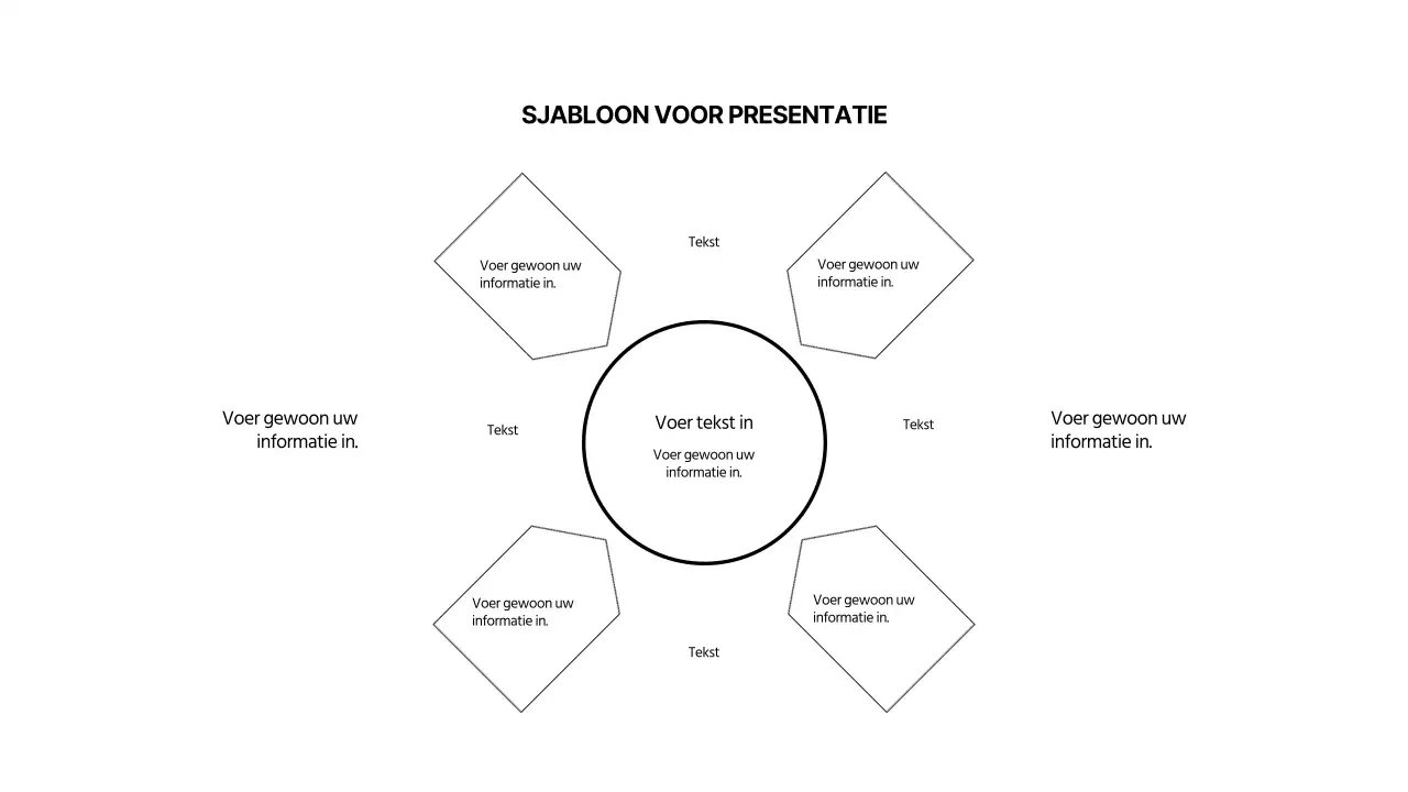 Eenvoudige zwarte vormen