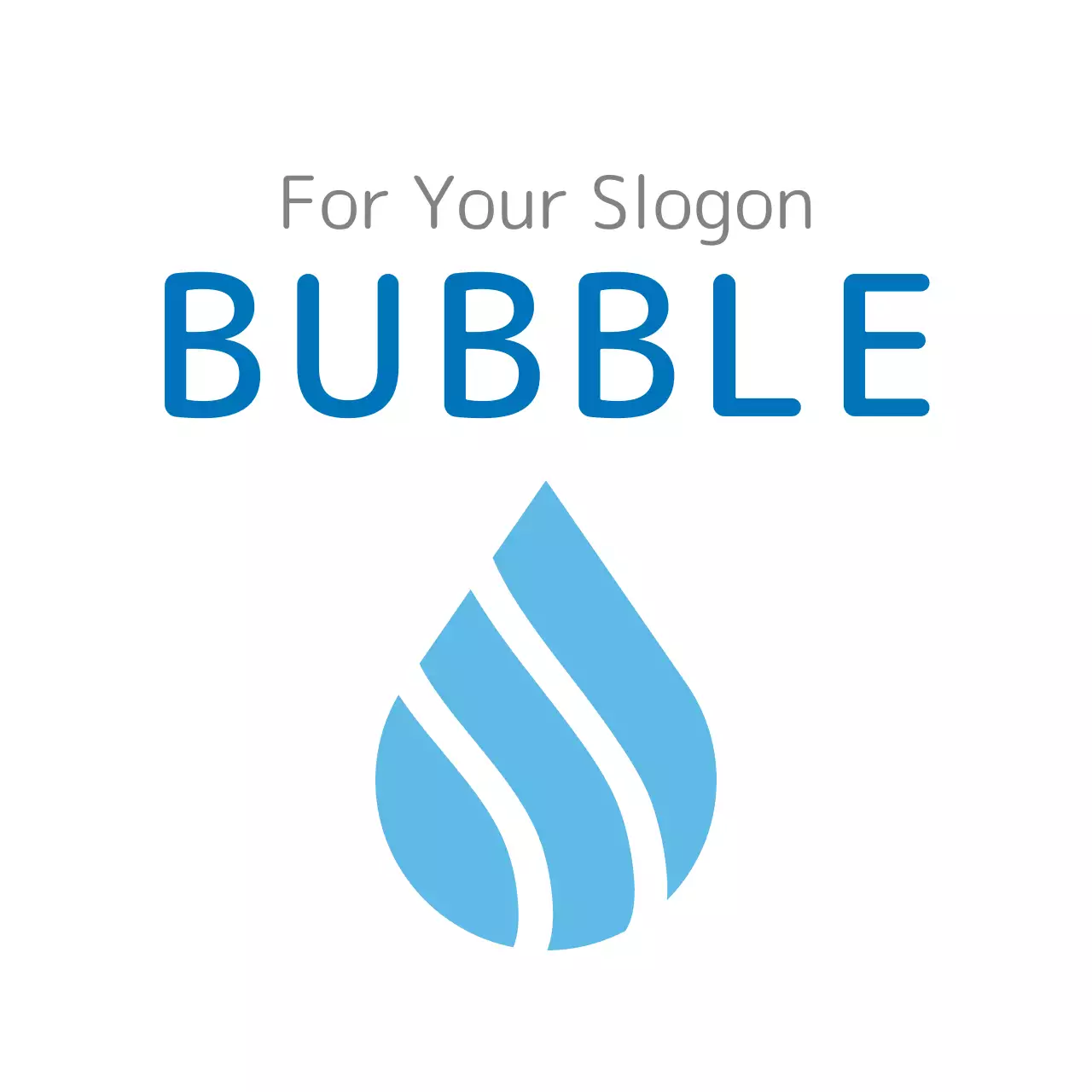 青 シンプル デザイン ロゴ