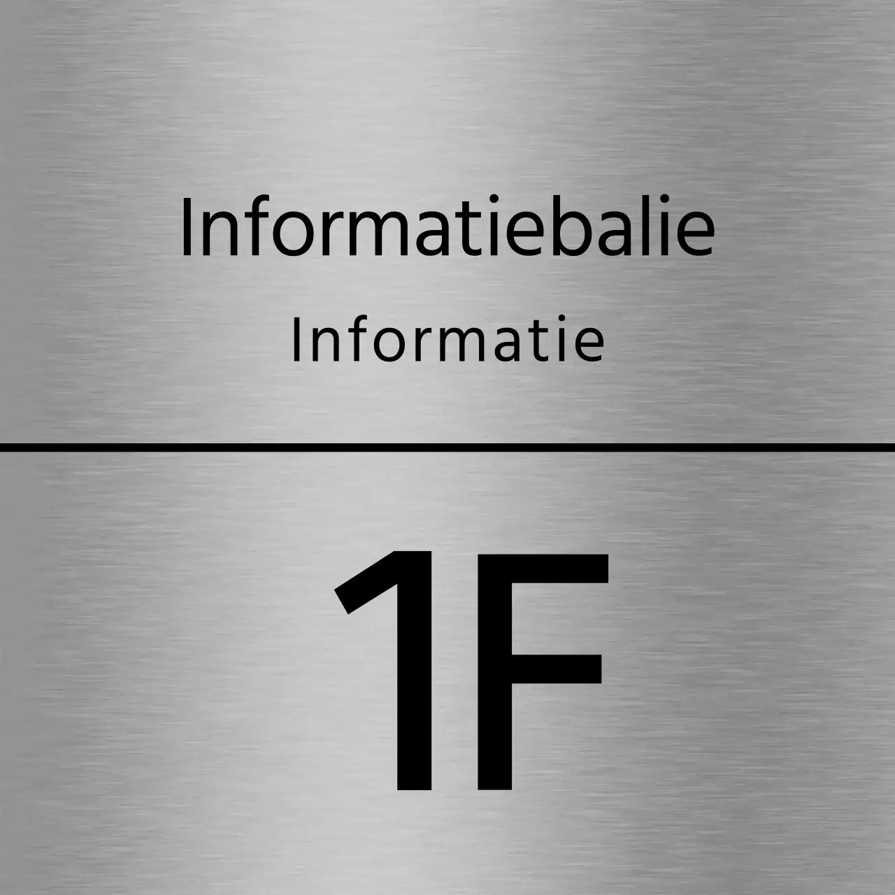 Eenvoudige plaatsaanduiding met zwarte tekst en lijnen voor de naam van de schoolvloer.