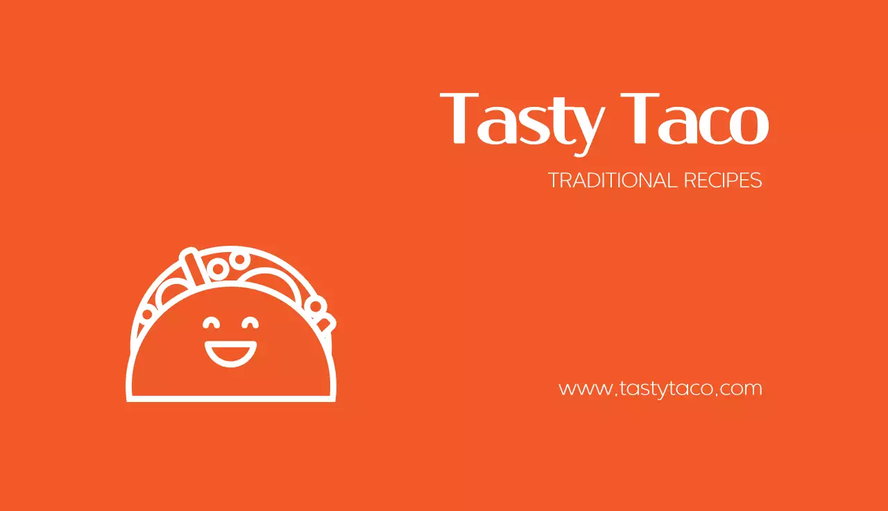 Orange Traditional Recipes Advertisement Business Card