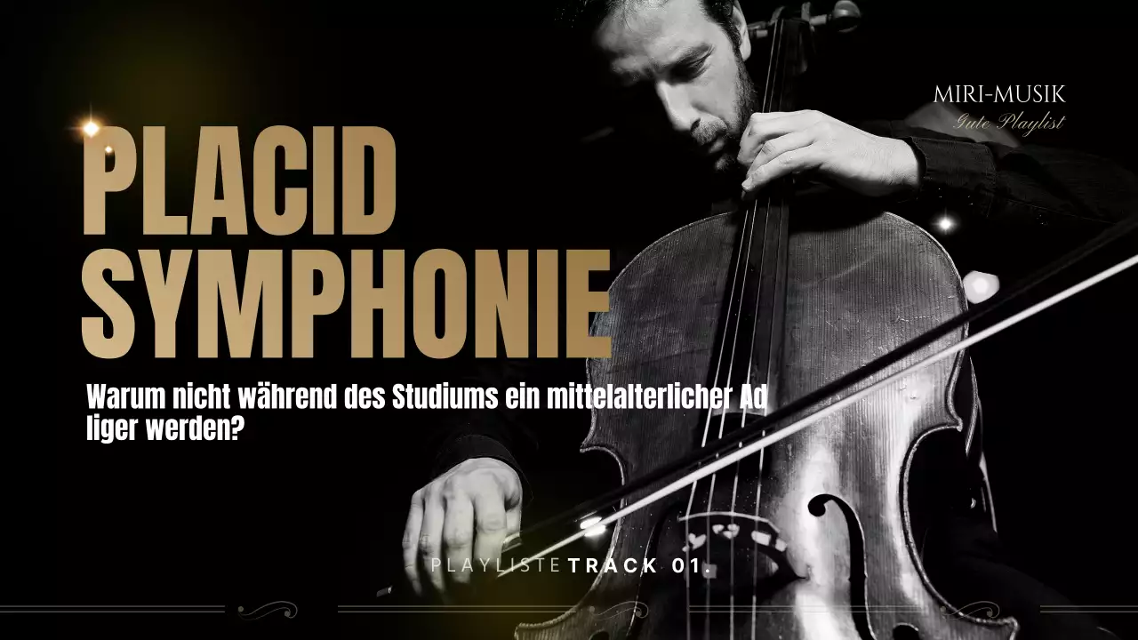 Kunst des Musikkanals mit einem dunklen klassischen Gefühl