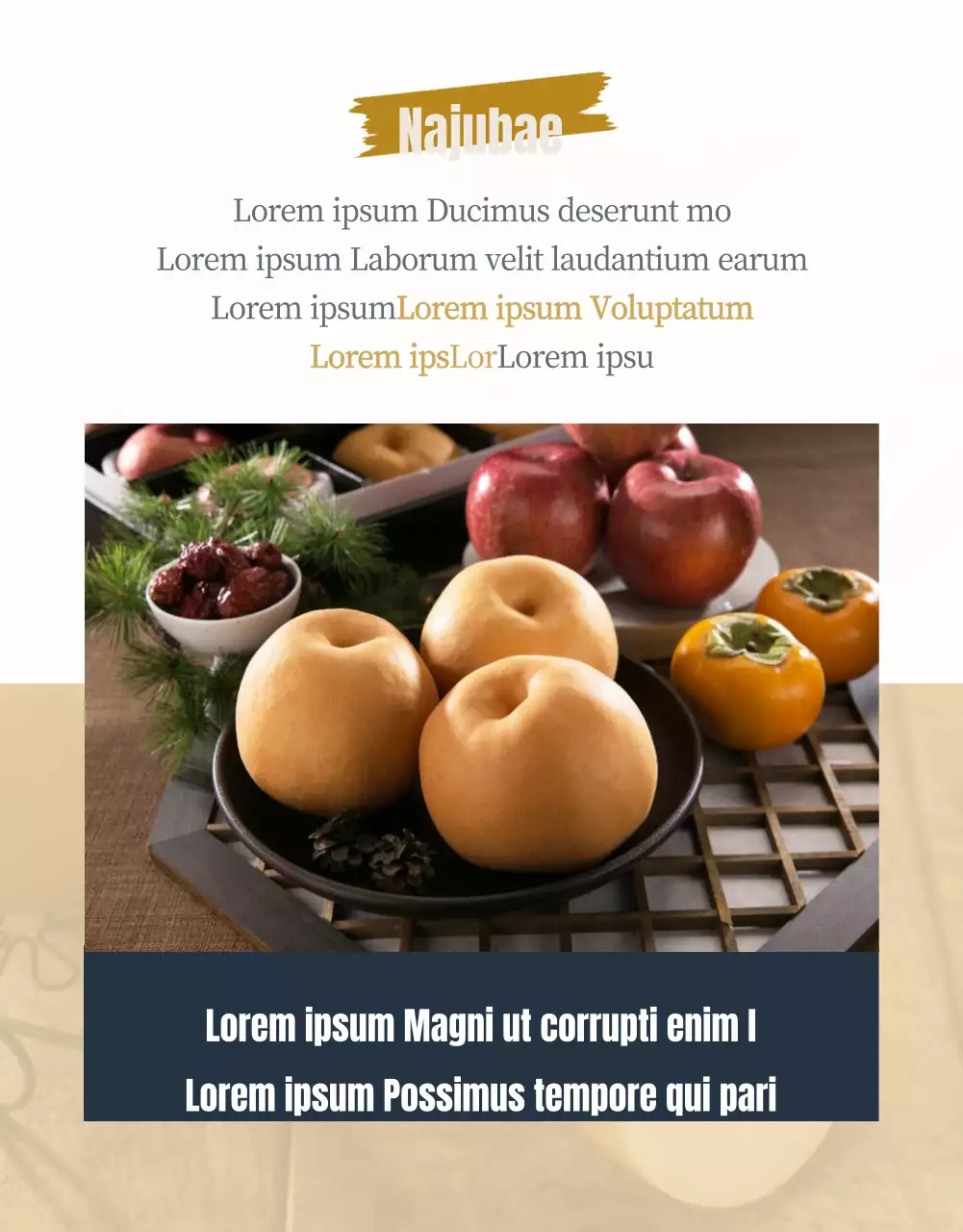 Traditionelle Verkaufsseite für Obst mit Papierstruktur