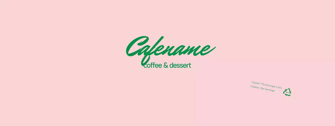 Pink Green Neat English lettering