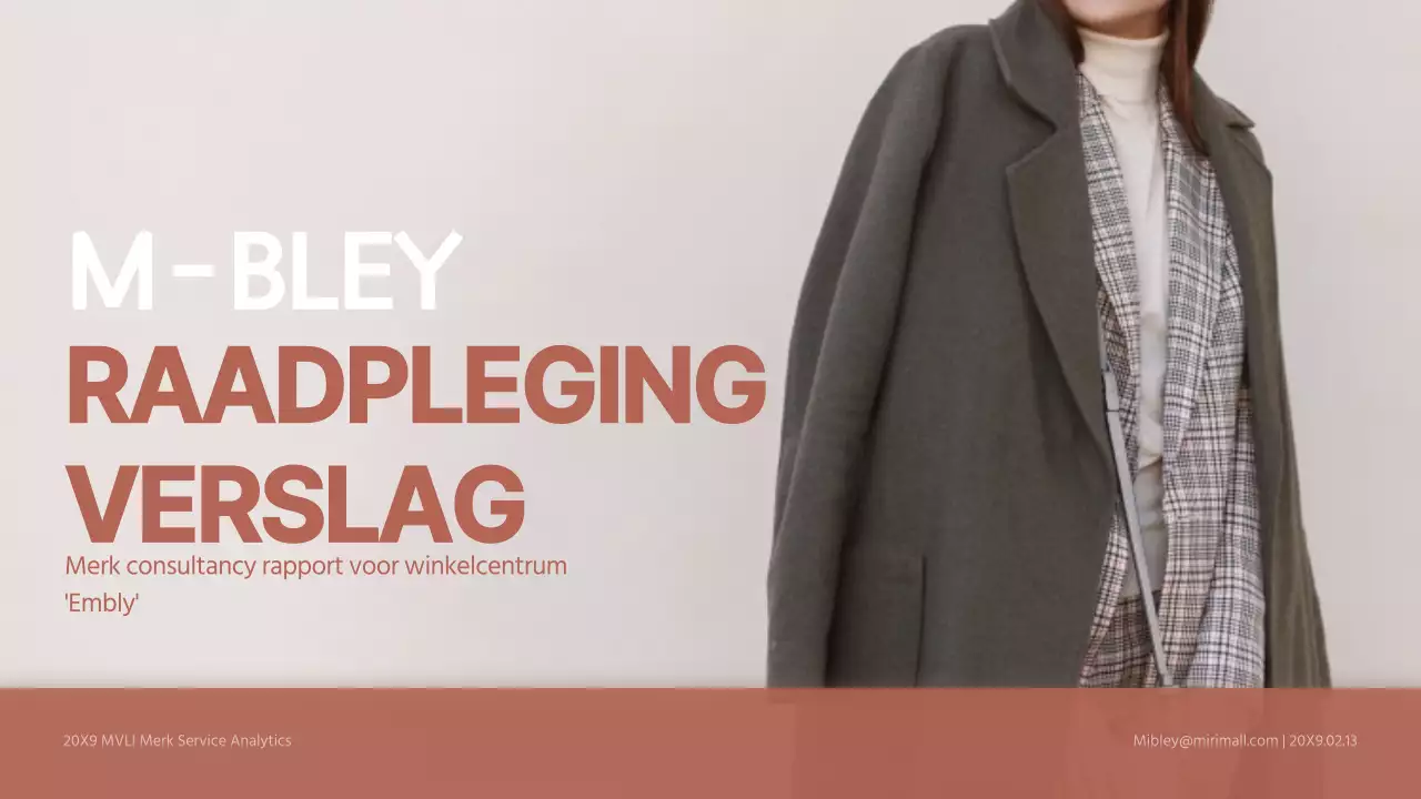 Verloop roze-beige schoon adviesrapport