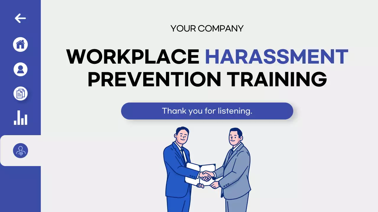 Blue Professional Workplace Manual Presentation