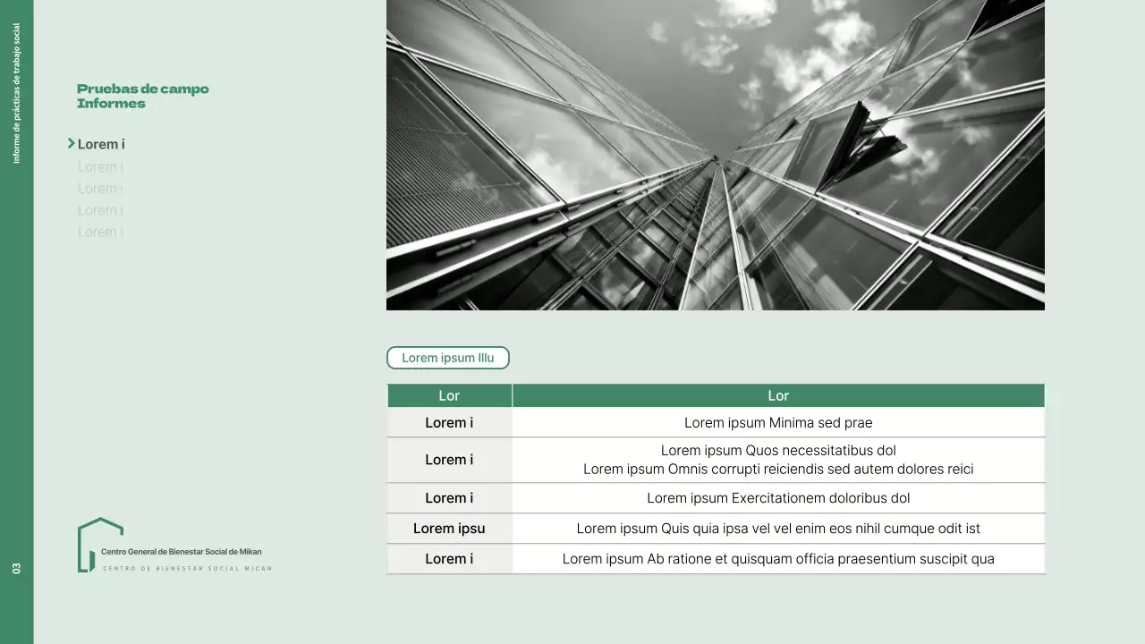 Informes de laboratorio ecológicos y limpios