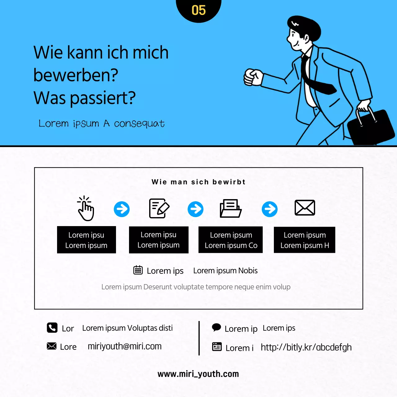 Suche nach Teammitgliedern für einen hellblauen, sauberen Illustrationskonzept-Wettbewerb