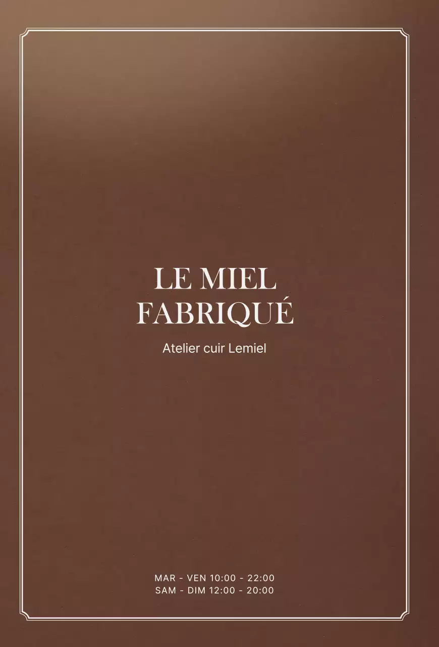 Texture du cuir marron Cartes postales luxueuses faites à la main par un maroquinier