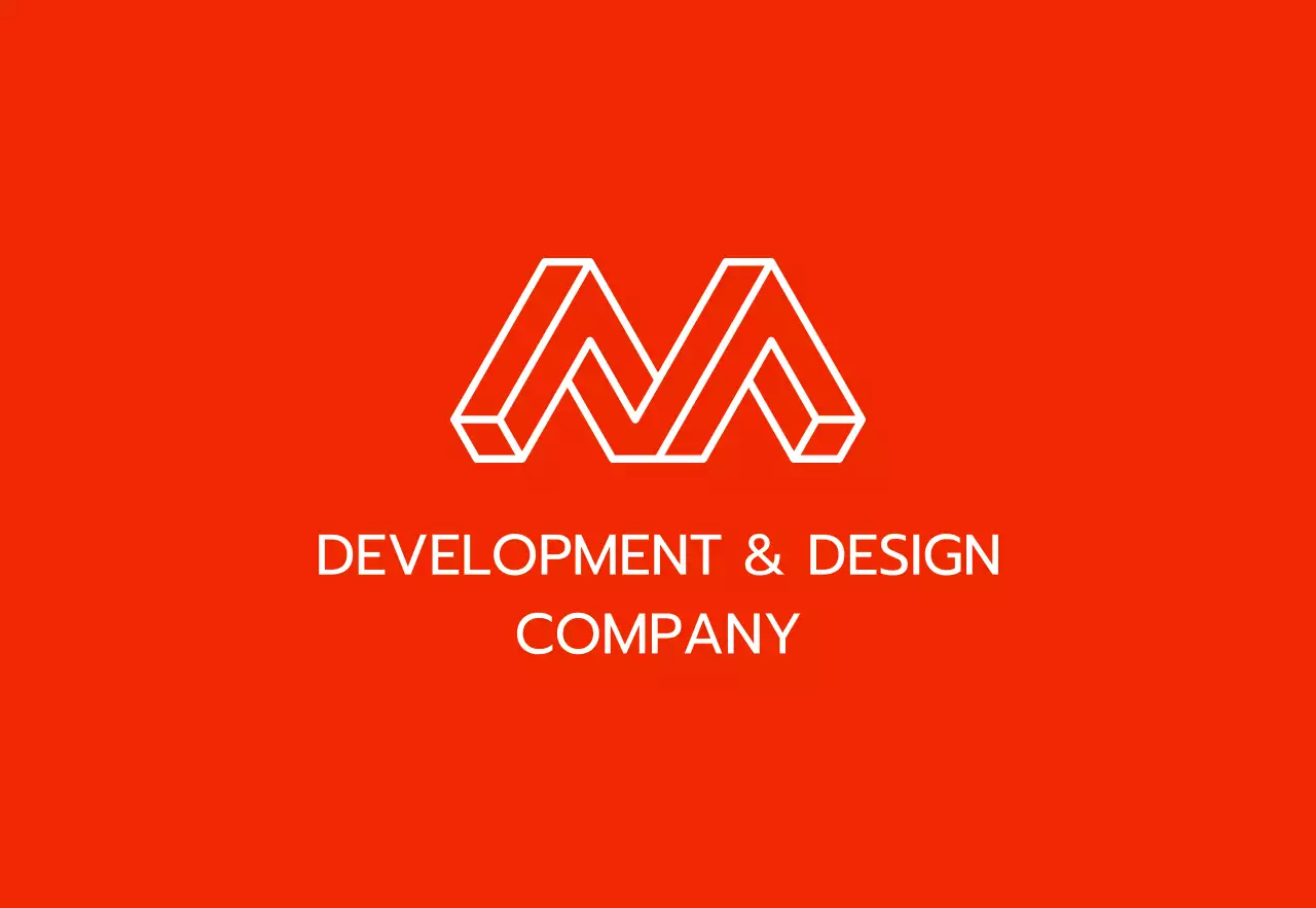 Simple design company sign