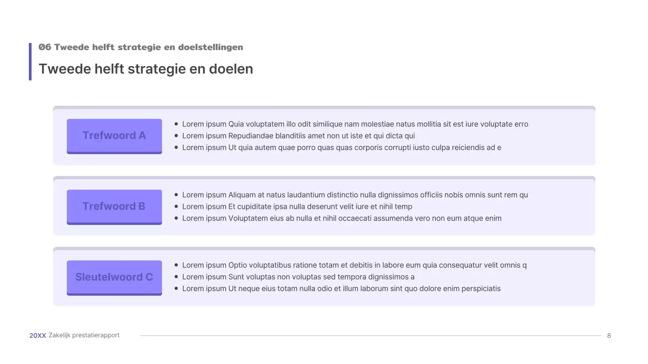 Paarse, driedimensionale UI-concept zakelijke presentatie kit