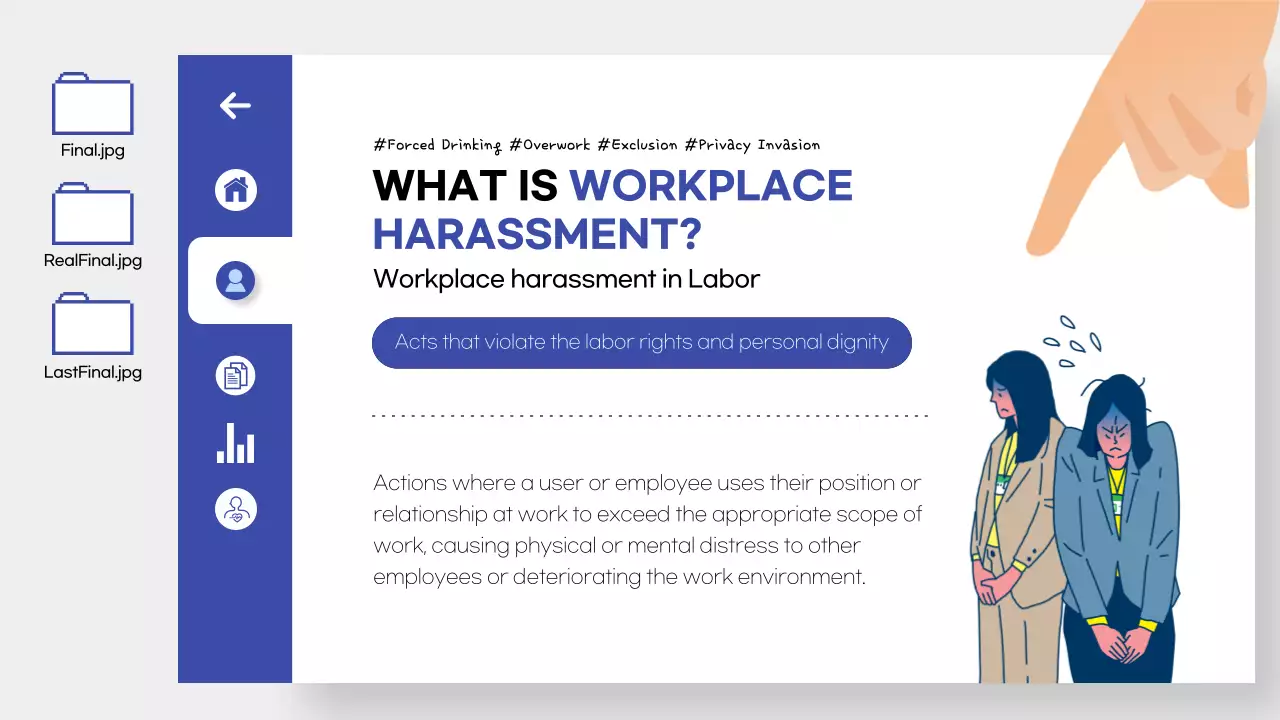 Blue Professional Workplace Manual Presentation