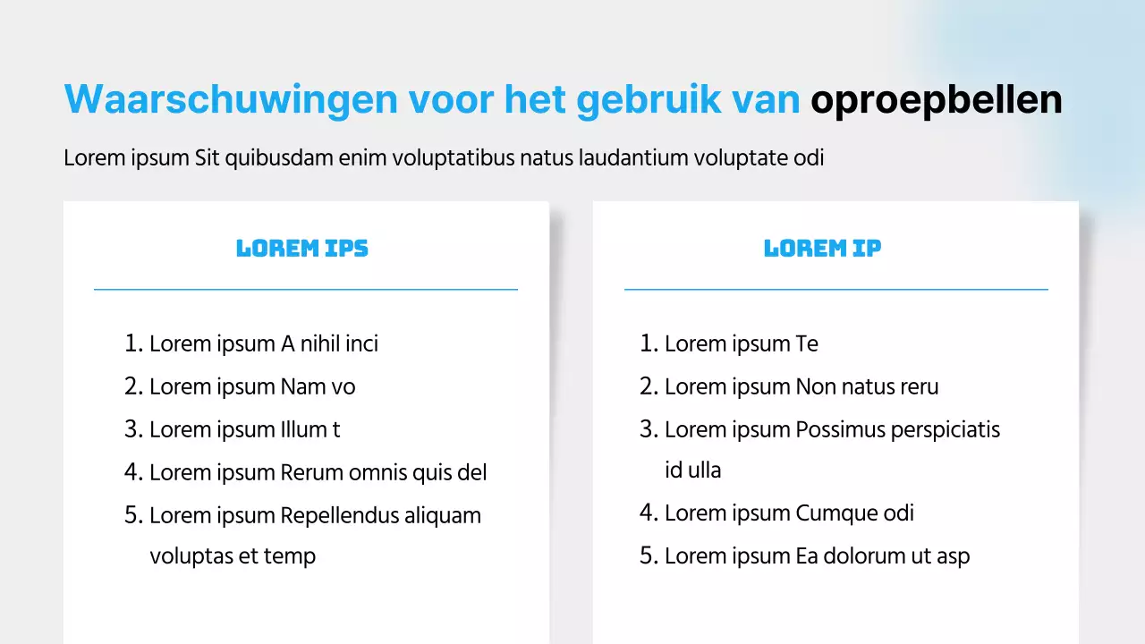 Een gids voor het ziekenhuisleven met blauwe kleuren, strakke lijnen en schaduwen