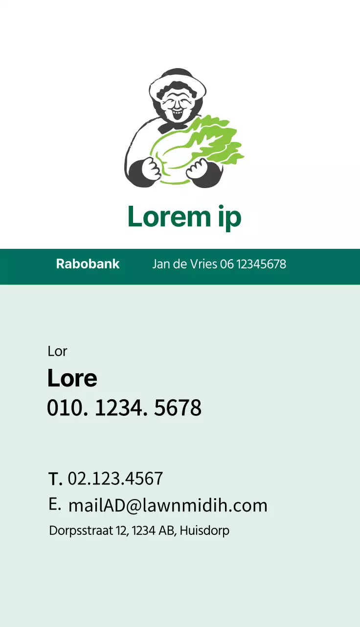 Groene Illustratie Keurige Boerderij