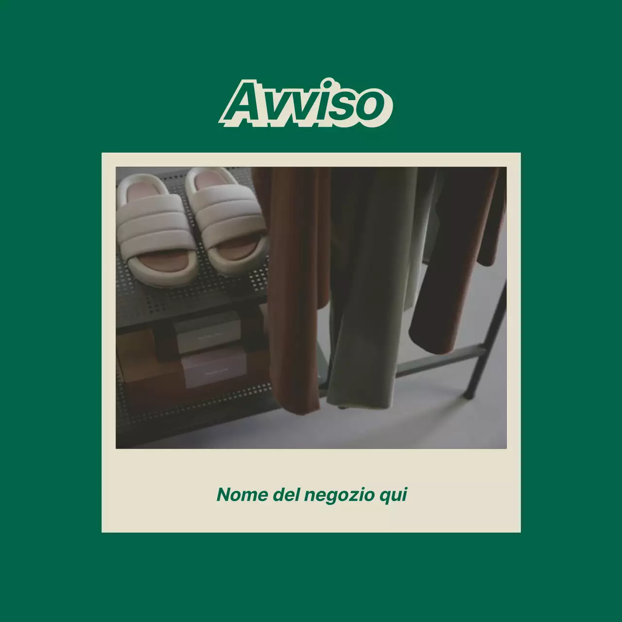 Pacchetto di layout in verde e avorio