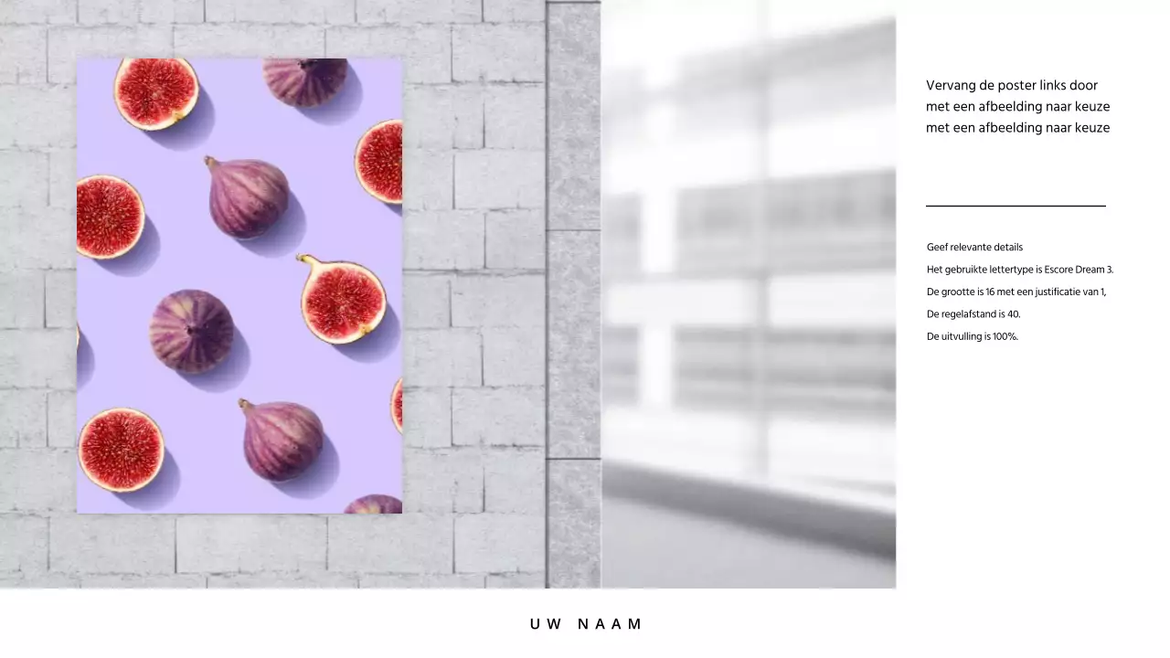 Een eenvoudige portfolio in wit en zwart