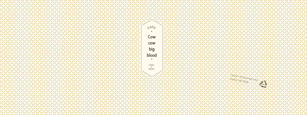 Yellow checkered cafe