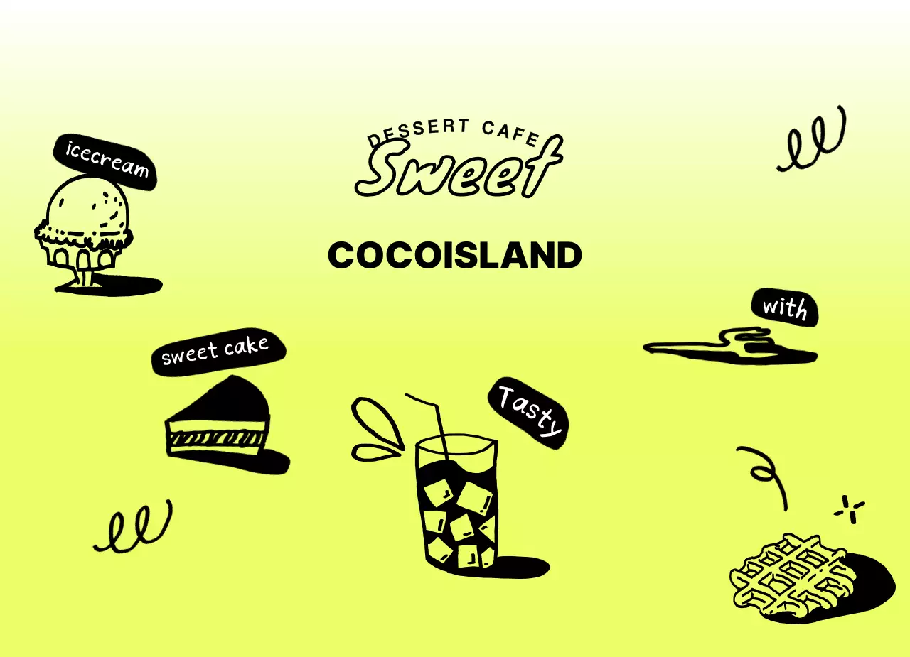 A simple, sparkly summer music festival in blue and purple