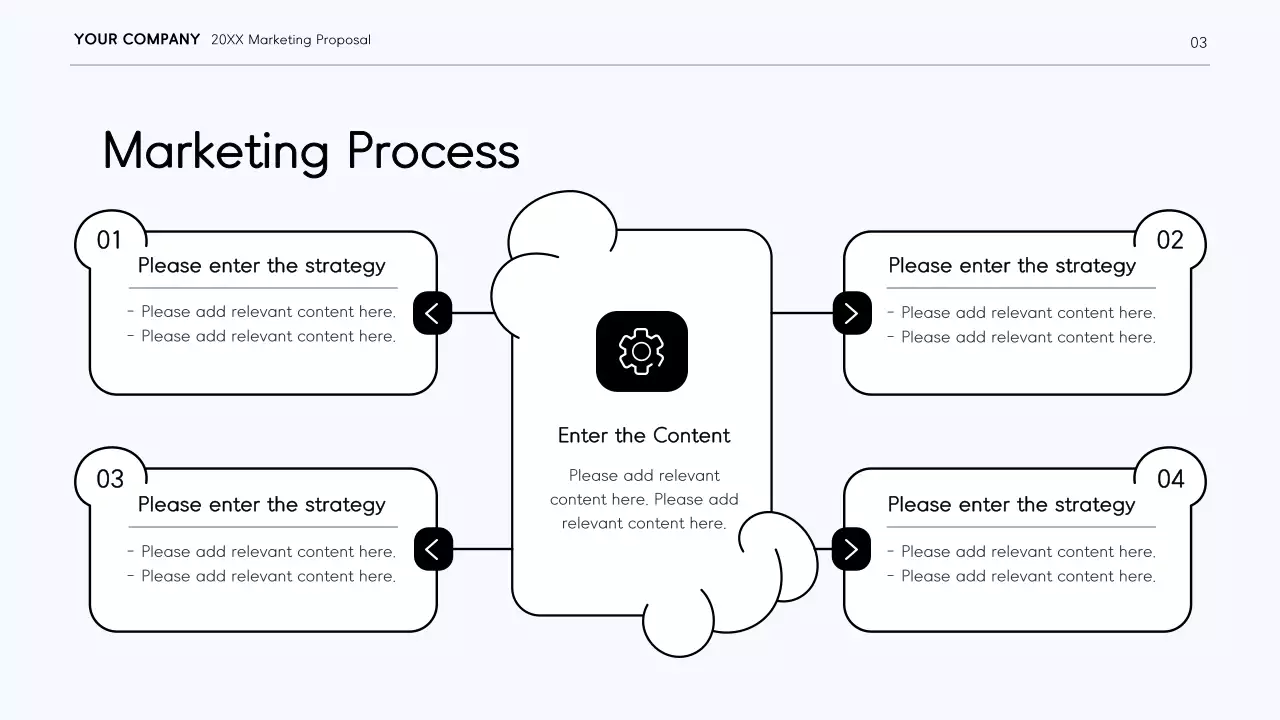 White Modern Marketing Plan Presentation