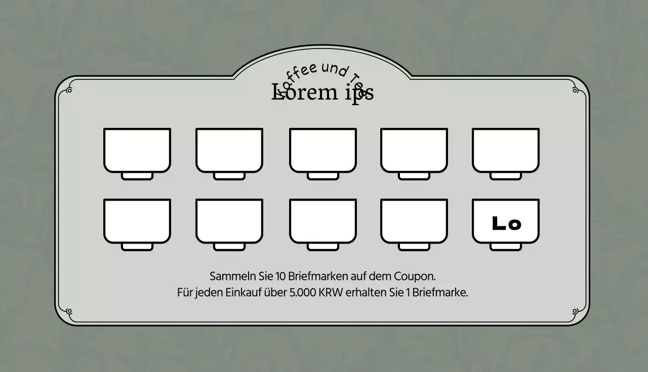 Grüner Grey Illustrated Logo Cafe Tee Coupon