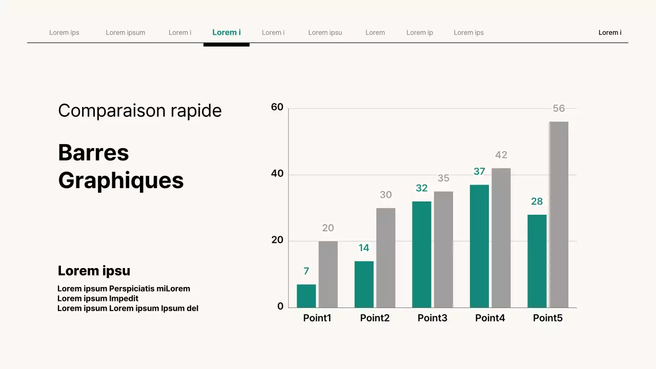 Présentation d'entreprise simple en beige