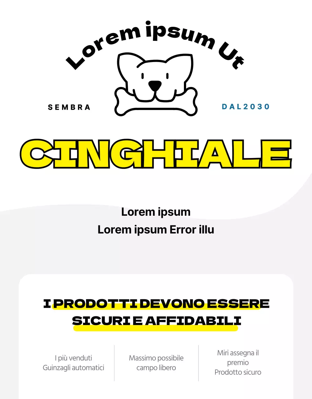 Pagina dei dettagli dell'animale domestico