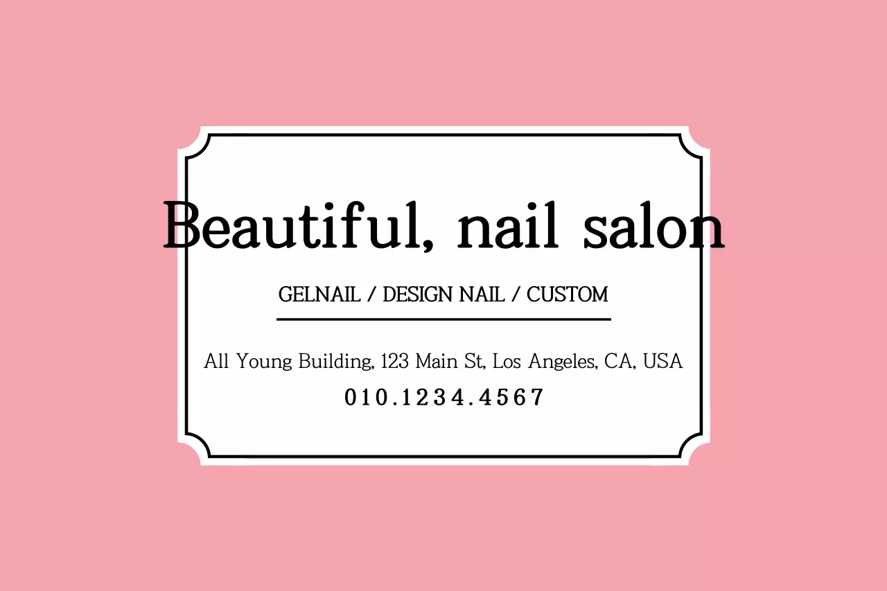 Banner de anúncio de unha simples rosa