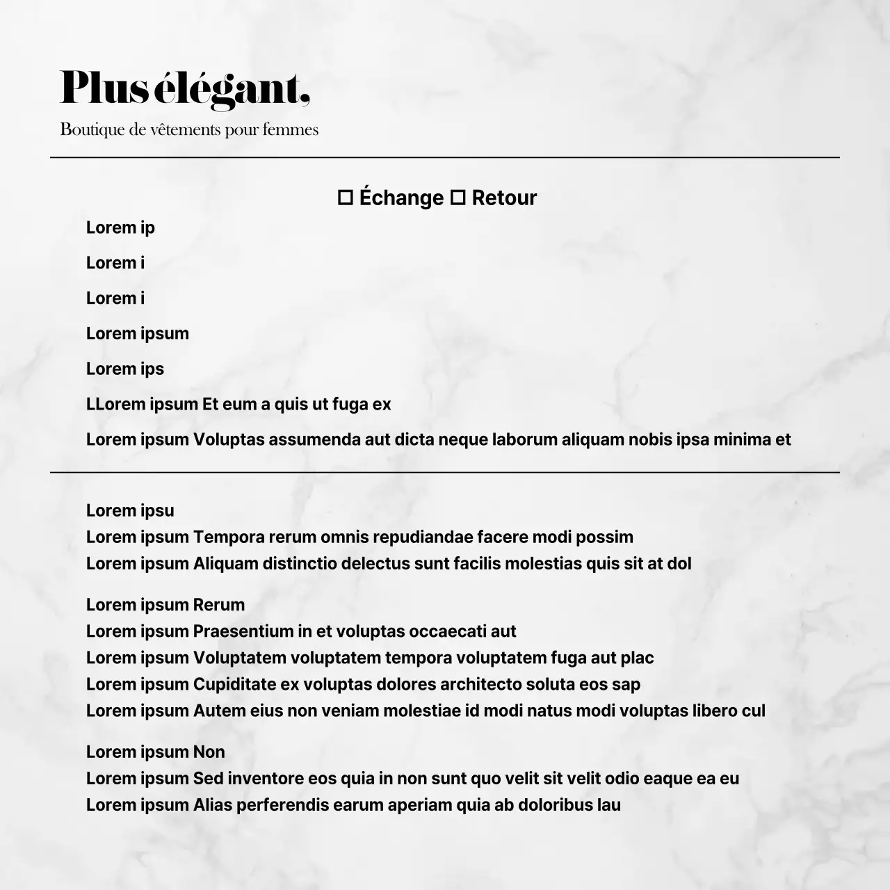 Carte postale d'échange d'un centre commercial aux tons marbrés