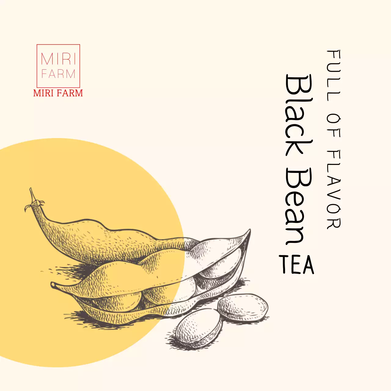 Beige Simple Tea Promotion Instagram Post