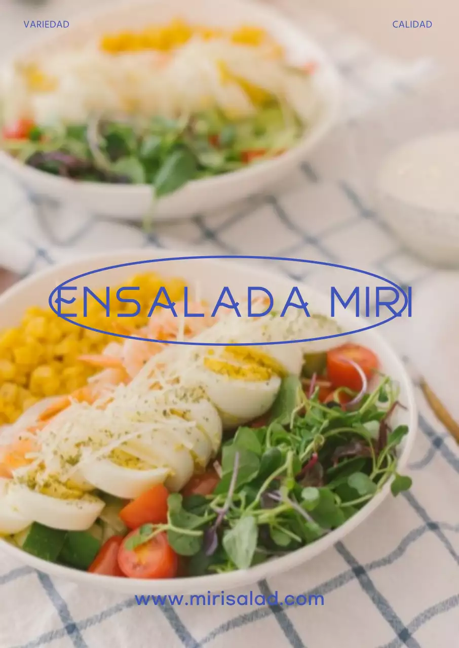 Imagen Ensalada Retrato Cartel