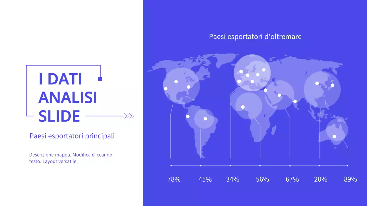Presentazione aziendale del piano d'impresa pulito in bianco e blu PPT