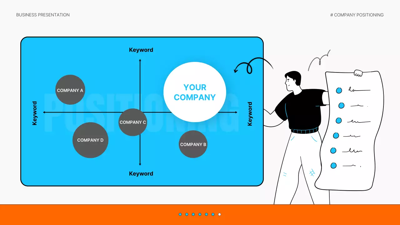블루 모던 비즈니스 프레젠테이션