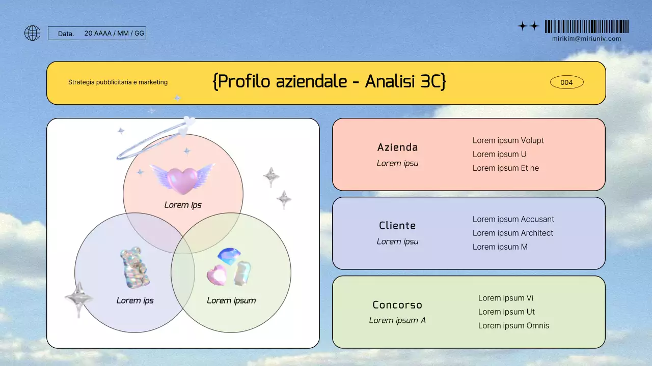 Sky sfondo kitsch pubblicità strategia di marketing relazione