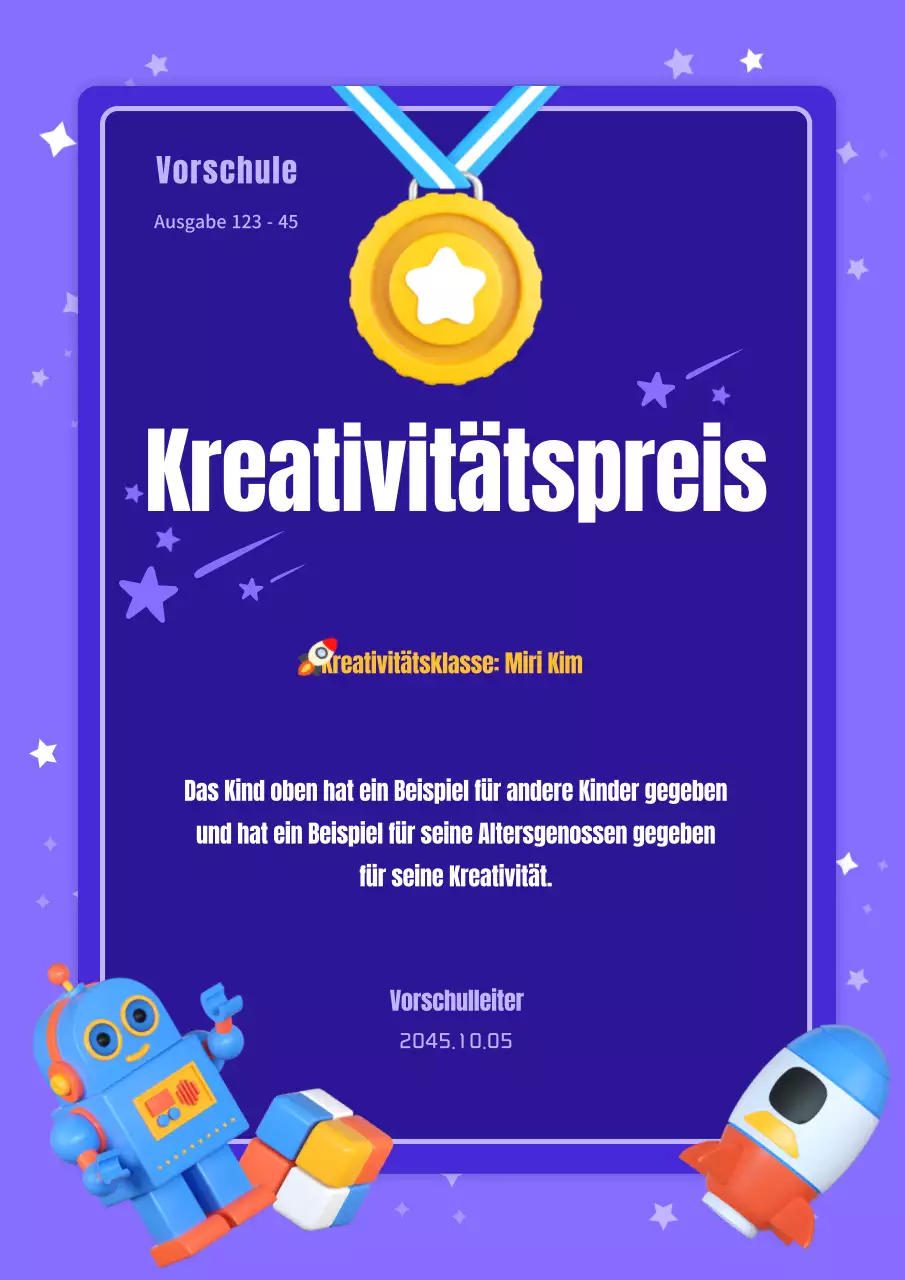 Lila Niedliche Raumfahrt Illustration Kindergarten Listing