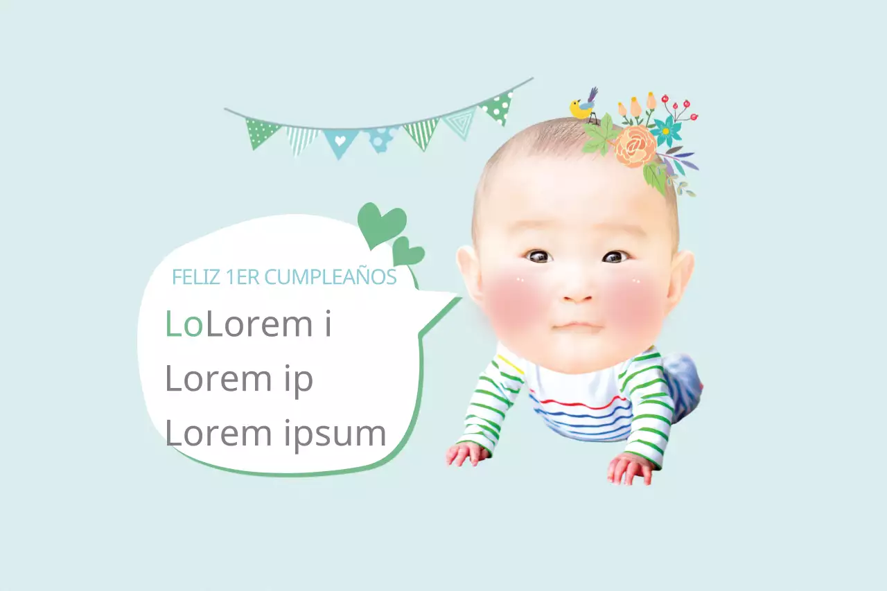 El primer cumpleaños de Ye Eun Yi