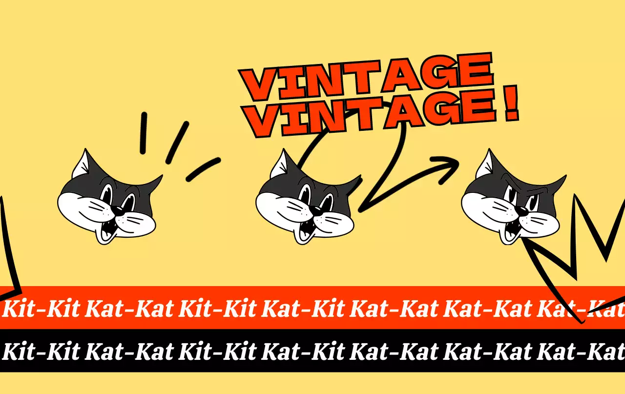 Une jeune et jolie boutique vintage en rouge et jaune