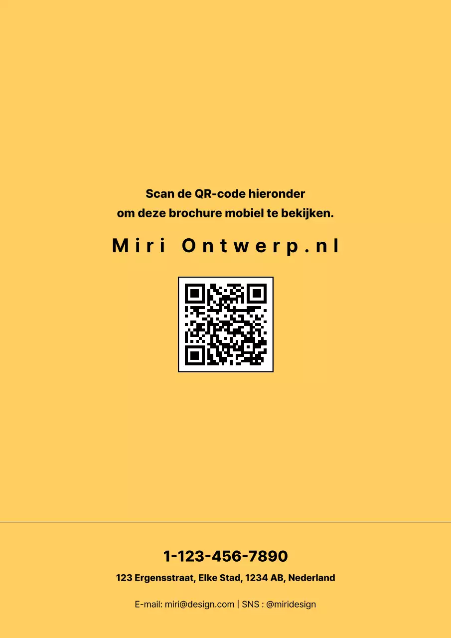 Productcatalogus meubelen in geel