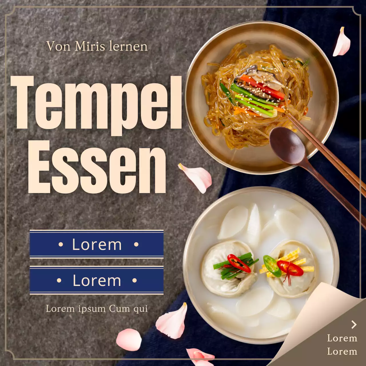 Leitfaden für traditionelles vegetarisches Essen in Tempeln