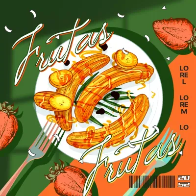 Introducir en el menú fruta de temporada verde y naranja