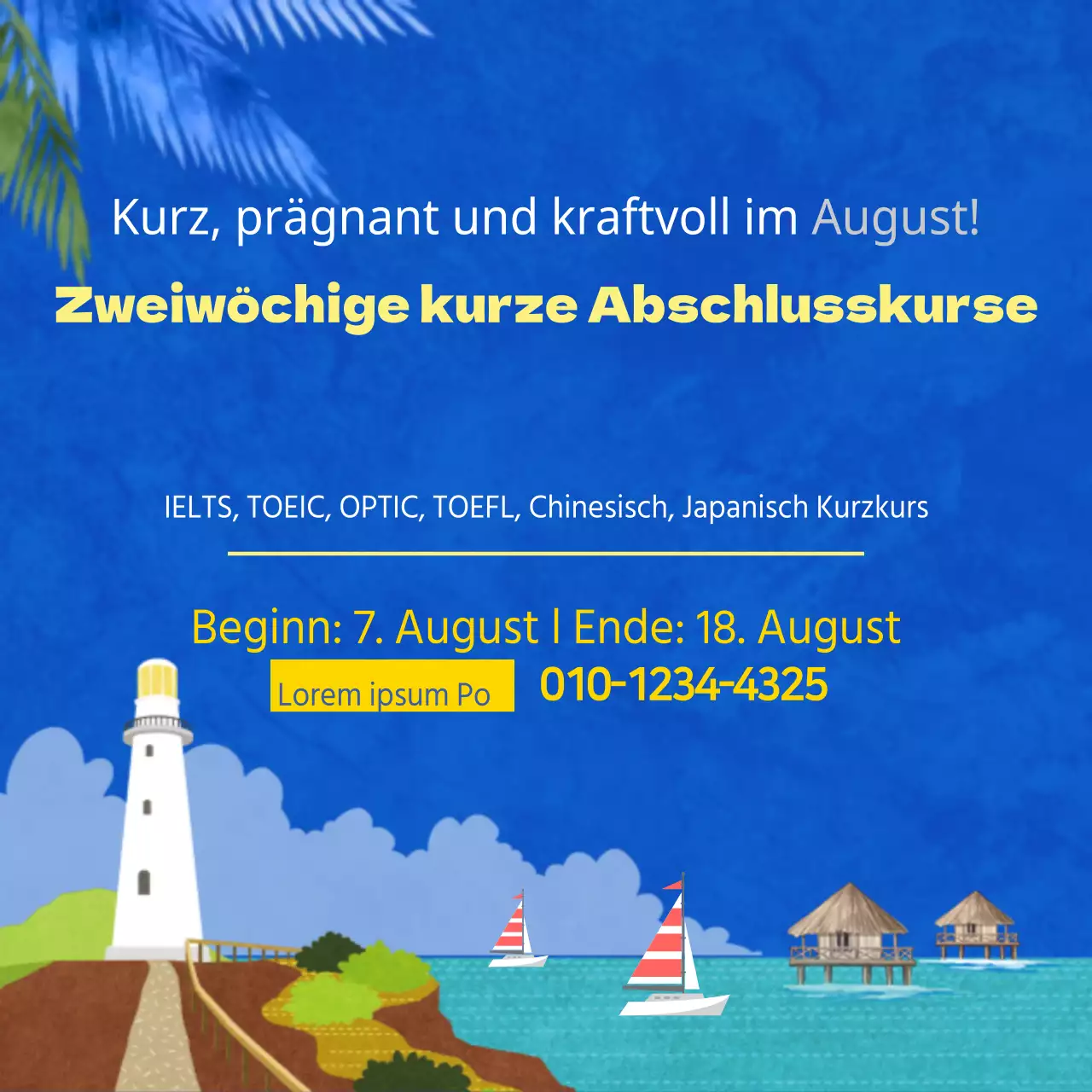 2-wöchige kurze Abschlussklassen