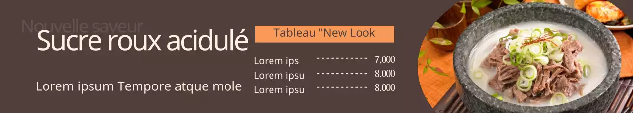 Nappes de restaurant