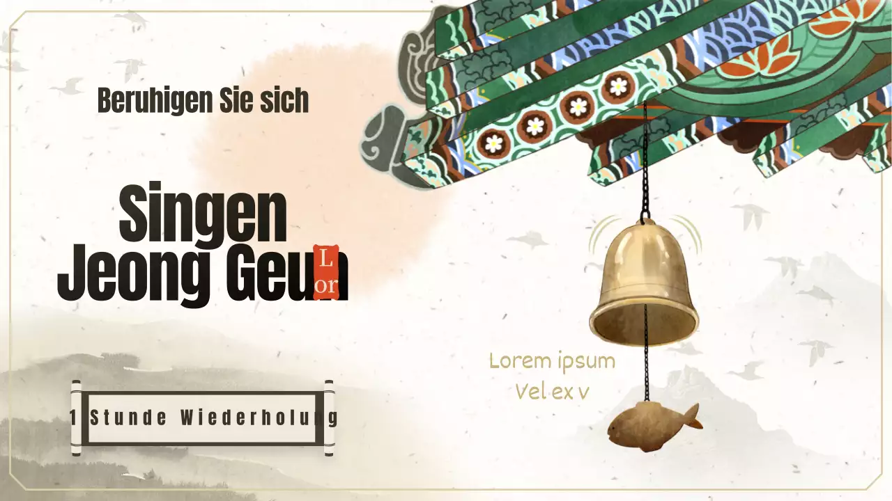 Wiedergabeliste mit buddhistischen Gesängen mit traditioneller orientalischer Note