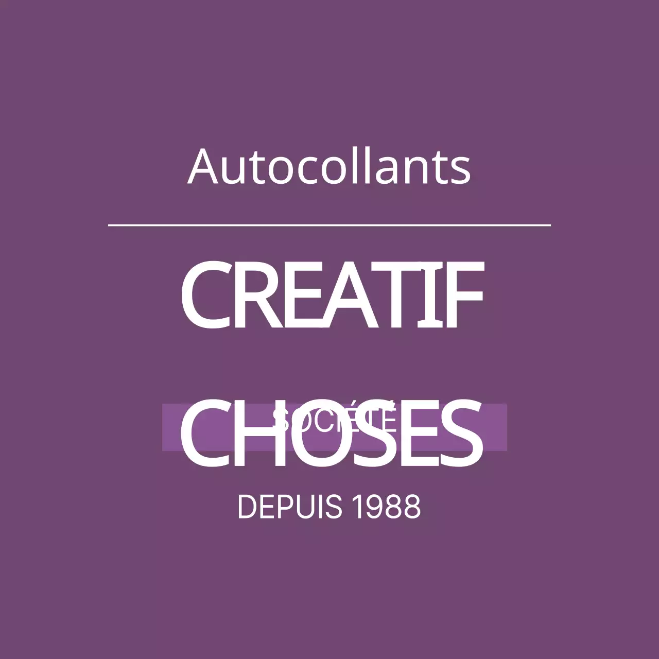 Autocollants commerciaux