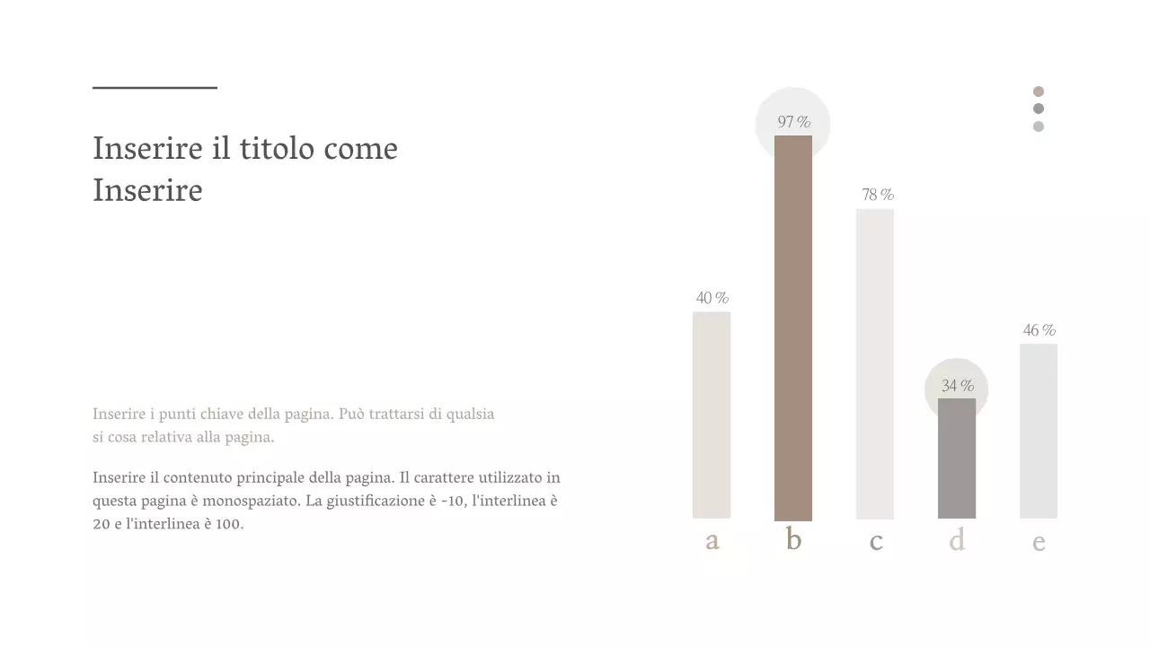 Progettare un grafico a barre con un semplice concetto emozionale
