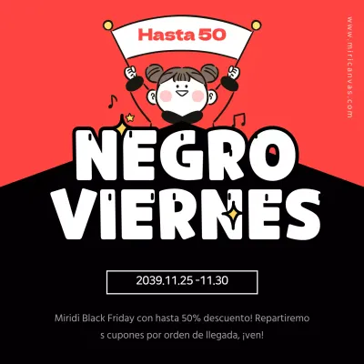 Negro y rojo lindo concepto de venta