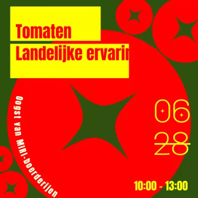 Bevorder landelijke ervaringen met eenvoudige rode en groene tomaten