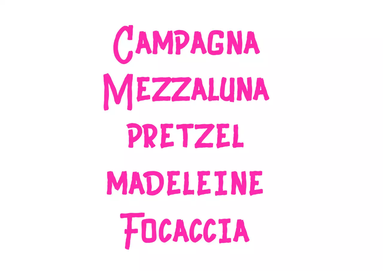 Promuovere un negozio di dolci in rosa caldo con testo in inglese