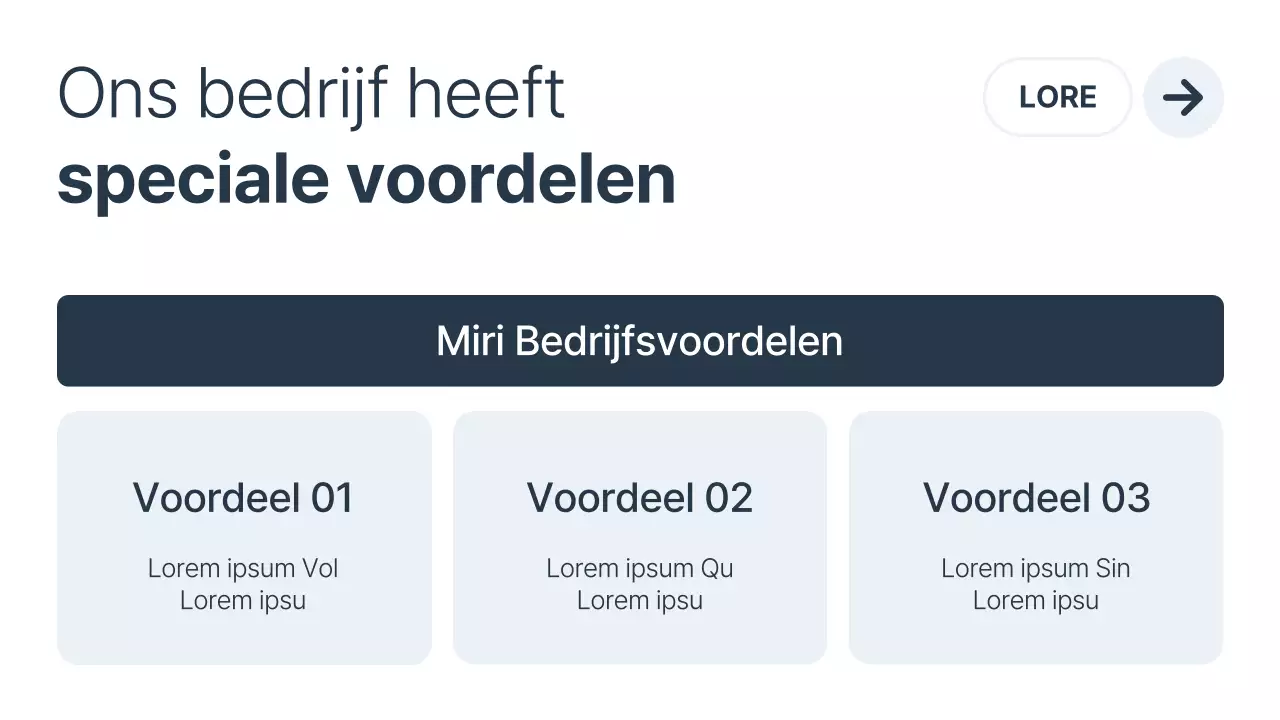 Een minimalistisch bedrijf promoten in wit en marineblauw